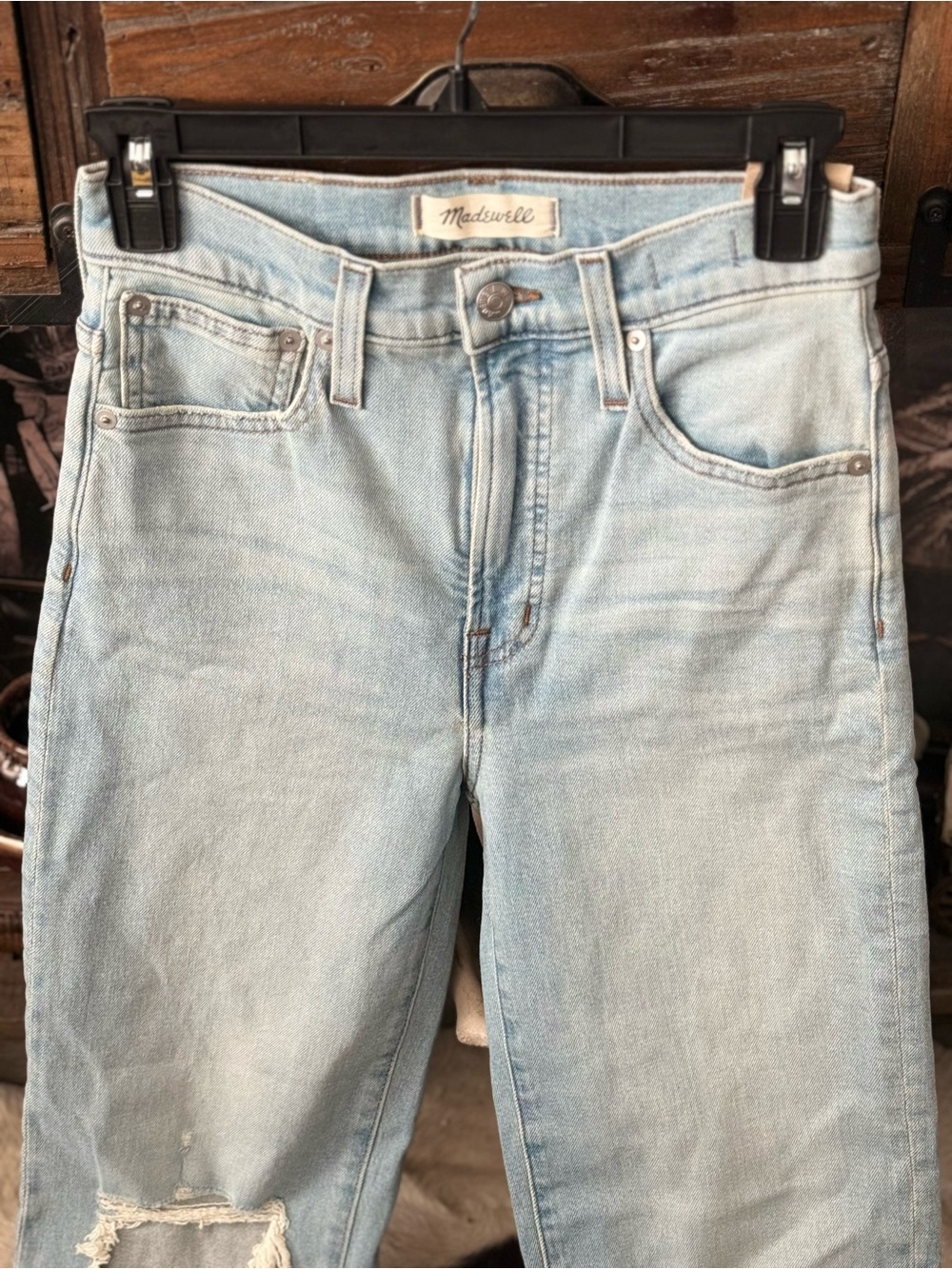 Madewell Light Wash Boyfriend Jeans